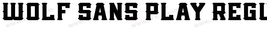 Wolf Sans Play Regul字体转换